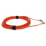 Picture of 12m LC to LC Orange OM2 Duplex OFNR (Riser-Rated) Fiber Patch Cable