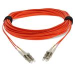 Picture of 12m LC to LC Orange OM2 Duplex OFNR (Riser-Rated) Fiber Patch Cable