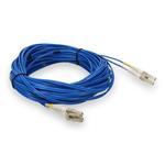 Picture of 12m LC to LC Blue OM4 Duplex OFNR (Riser-Rated) Fiber Patch Cable