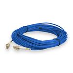 Picture of 12m LC to LC Blue OM4 Duplex OFNP (Plenum-Rated) TAA Fiber Patch Cable