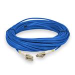 Picture of 12m LC to LC Blue OM4 Duplex OFNP (Plenum-Rated) TAA Fiber Patch Cable