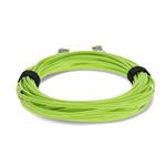 Picture of 12m LC to LC Lime Green OM5 Duplex OFNR (Riser-Rated) Fiber Patch Cable