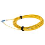 Picture of 12m LC to LC Yellow OS2 Duplex OFNR (Riser-Rated) SMF Fiber Patch Cable
