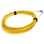 Picture of 12m LC to LC Yellow OS2 Duplex OFNR (Riser-Rated) SMF Fiber Patch Cable