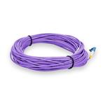 Picture of 12m LC to LC Purple OS2 Simplex OFNR (Riser-Rated) SMF Fiber Patch Cable
