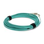 Picture of 12.5m LC to LC Aqua OM3 Duplex OFNR (Riser-Rated) Fiber Patch Cable
