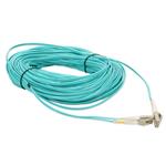 Picture of 130m LC to LC Aqua OM4 Duplex OFNP (Plenum-Rated) Fiber Patch Cable