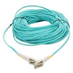 Picture of 130m LC to LC Aqua OM4 Duplex OFNP (Plenum-Rated) Fiber Patch Cable