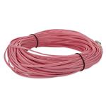 Picture of 13m LC to LC Pink OM4 Duplex OFNR (Riser-Rated) Fiber Patch Cable