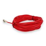 Picture of 13m LC to LC Red OM4 Duplex OFNR (Riser-Rated) Fiber Patch Cable