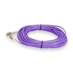 Picture of 13m LC to LC Purple OM4 Duplex OFNP (Plenum-Rated) Fiber Patch Cable