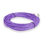 Picture of 13m LC to LC Purple OM4 Duplex OFNP (Plenum-Rated) Fiber Patch Cable