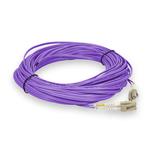 Picture of 13m LC to LC Purple OM4 Duplex OFNP (Plenum-Rated) Fiber Patch Cable