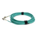 Picture of 13m LC to LC Aqua OM4 Duplex OFNR (Riser-Rated) Fiber Patch Cable