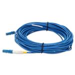 Picture of 14m LC to LC Blue OS2 Simplex OFNR (Riser-Rated) SMF Fiber Patch Cable