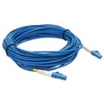Picture of 14m LC to LC Blue OS2 Simplex OFNR (Riser-Rated) SMF Fiber Patch Cable