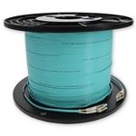 Picture of 150m LC to LC Aqua OM4 Duplex OFNR (Riser-Rated) Fiber Patch Cable