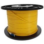 Picture of 150m LC to LC Yellow OS2 Duplex OFNR (Riser-Rated) SMF Fiber Patch Cable