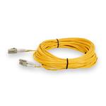 Picture of 15m LC to LC Yellow OM3 Duplex OFNR (Riser-Rated) Fiber Patch Cable