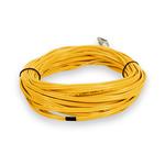 Picture of 15m LC to LC Yellow OM3 Duplex OFNR (Riser-Rated) Fiber Patch Cable