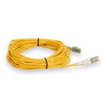 Picture of 15m LC to LC Yellow OM3 Duplex OFNR (Riser-Rated) Fiber Patch Cable