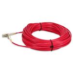 Picture of 15m LC to LC Red OM3 Duplex OFNP (Plenum-Rated) Fiber Patch Cable