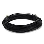 Picture of 15m LC to LC Black OM4 Duplex OFNR (Riser-Rated) Fiber Patch Cable