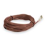 Picture of 15m LC to LC Brown OM4 Duplex OFNR (Riser-Rated) TAA Fiber Patch Cable