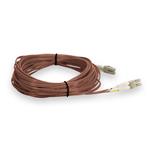 Picture of 15m LC to LC Brown OM4 Duplex OFNR (Riser-Rated) TAA Fiber Patch Cable