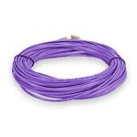 Picture of 15m LC to LC Purple OM4 Duplex OFNP (Plenum-Rated) TAA Fiber Patch Cable