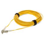 Picture of 15m LC to LC Yellow OM1 Duplex OFNR (Riser-Rated) TAA MMF Fiber Patch Cable