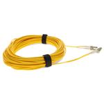 Picture of 15m LC to LC Yellow OM1 Duplex OFNR (Riser-Rated) TAA MMF Fiber Patch Cable
