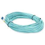Picture of 15m LC to LC Aqua OS2 Duplex OFNR (Riser-Rated) SMF Fiber Patch Cable