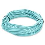 Picture of 15m LC to LC Aqua OS2 Duplex OFNR (Riser-Rated) SMF Fiber Patch Cable