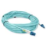 Picture of 15m LC to LC Aqua OS2 Duplex OFNR (Riser-Rated) SMF Fiber Patch Cable