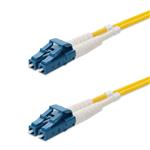 Picture of 19ft LC to LC Yellow OS2 Duplex OFNR (Riser-Rated) SMF Fiber Patch Cable