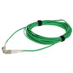 Picture of 1m LC to LC Green OM4 Duplex OFNP (Plenum-Rated) TAA Fiber Patch Cable