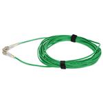 Picture of 1m LC to LC Green OM4 Duplex OFNP (Plenum-Rated) TAA Fiber Patch Cable