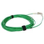 Picture of 1m LC to LC Green OM4 Duplex OFNP (Plenum-Rated) TAA Fiber Patch Cable
