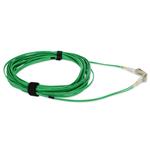Picture of 1m LC to LC Green OM4 Duplex OFNP (Plenum-Rated) TAA Fiber Patch Cable