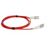 Picture of 1m LC to LC Red OM1 Duplex OFNR (Riser-Rated) TAA MMF Fiber Patch Cable
