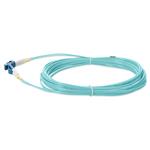 Picture of 1m LC to LC Aqua OS2 Duplex OFNR (Riser-Rated) SMF Fiber Patch Cable
