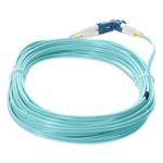 Picture of 1m LC to LC Aqua OS2 Duplex OFNR (Riser-Rated) SMF Fiber Patch Cable