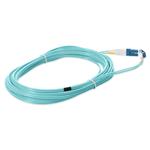 Picture of 1m LC to LC Aqua OS2 Duplex OFNR (Riser-Rated) SMF Fiber Patch Cable