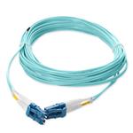 Picture of 1m LC to LC Aqua OS2 Duplex OFNR (Riser-Rated) SMF Fiber Patch Cable