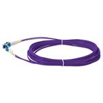 Picture of 1m LC to LC Purple OS2 Duplex OFNR (Riser-Rated) SMF Fiber Patch Cable