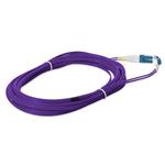 Picture of 1m LC to LC Purple OS2 Duplex OFNR (Riser-Rated) SMF Fiber Patch Cable