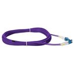 Picture of 1m LC to LC Purple OS2 Duplex OFNR (Riser-Rated) SMF Fiber Patch Cable