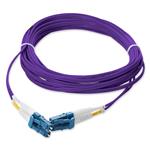 Picture of 1m LC to LC Purple OS2 Duplex OFNR (Riser-Rated) SMF Fiber Patch Cable