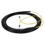 Picture of 1m LC to LC Black OS2 Simplex OFNR (Riser-Rated) SMF Fiber Outdoor Patch Cable